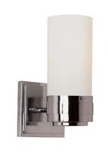 Trans Globe 2912 PC - 1LT-WALL SCONCE-CYLINDER-PC-OP
